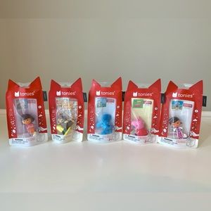 Tonies Set: Dora, Curious George, Blues Clues, Peppa Pig, Doc McStuffins